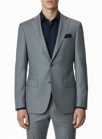 CAVALIERE Paxton Slim Blazer - Light Grey - Collection of Brands