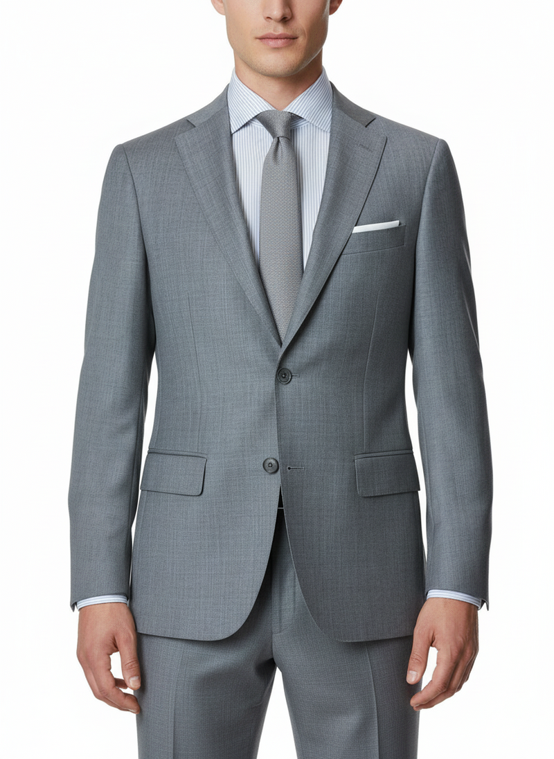CAVALIERE Parker Classic Blazer - Light Grey