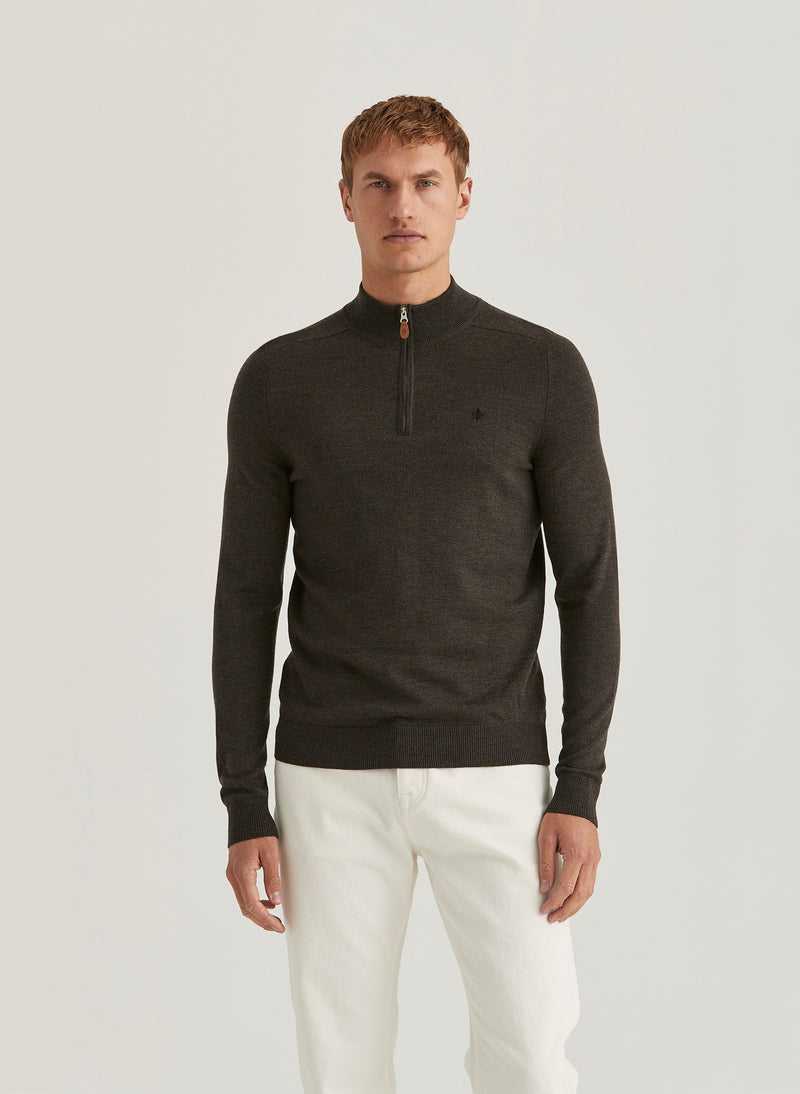 Tröja | Halvzippad | Merino John Zip - Collection of Brands