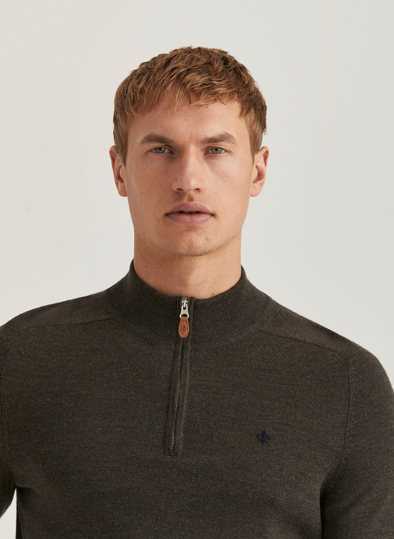 Tröja | Halvzippad | Merino John Zip - Collection of Brands