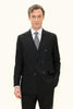 OSCAR JACOBSON Farris Double Breasted Blazer - Black - Collection of Brands