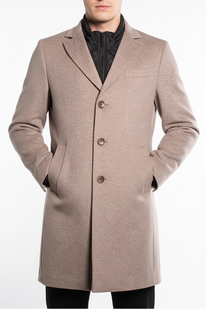 SAND Sultan Tech Cashmere Coat - Beige