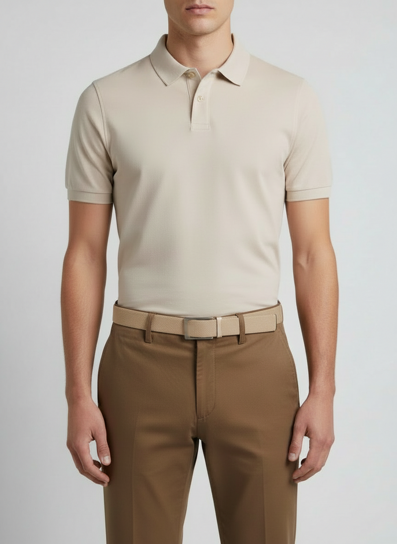 STENSTRÖMS Polo Shirt - Light Beige