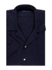 STENSTRÖMS Linen Shirt SS - Navy - Collection of Brands