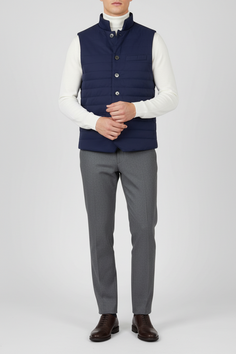STENSTRÖMS Padded Liner Vest - Navy