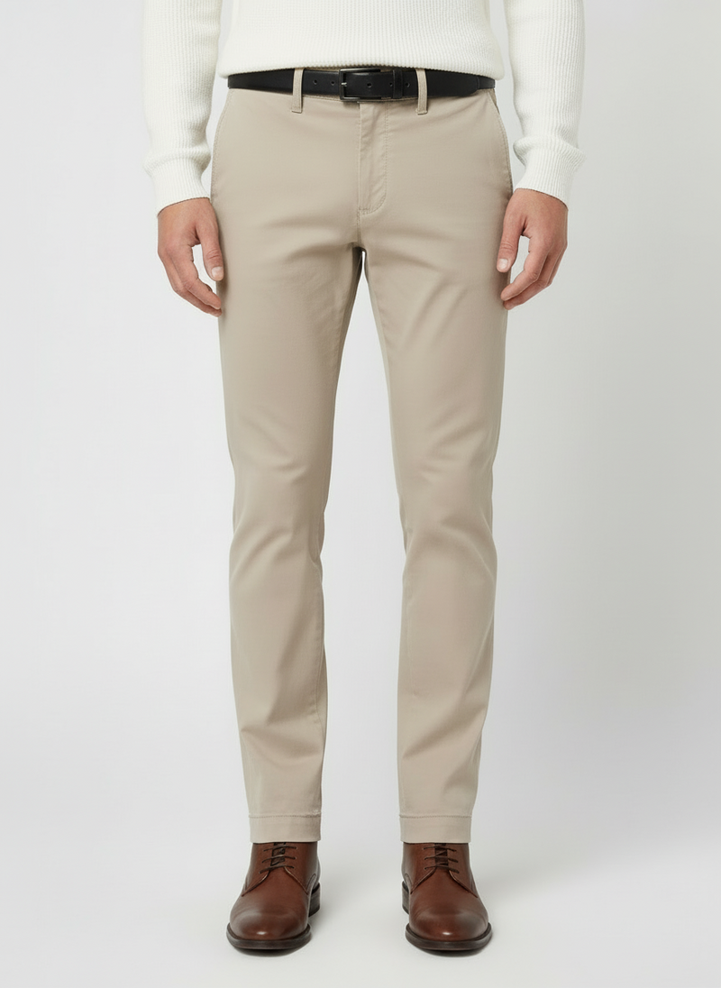 SAND Dilan Suede Touch Chino - Light Camel