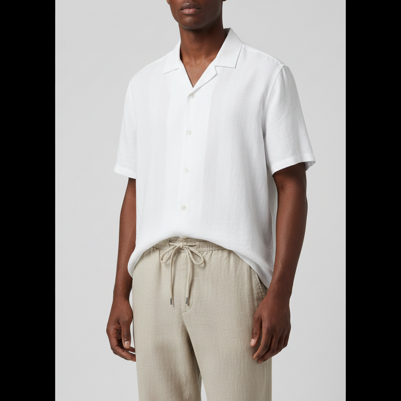 URBAN PIONEERS Alonso Shirt SS | Sand Cream