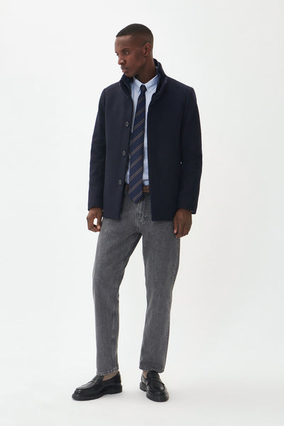 Matinique MAHarvey Short Coat - Dark Navy - Collection of Brands