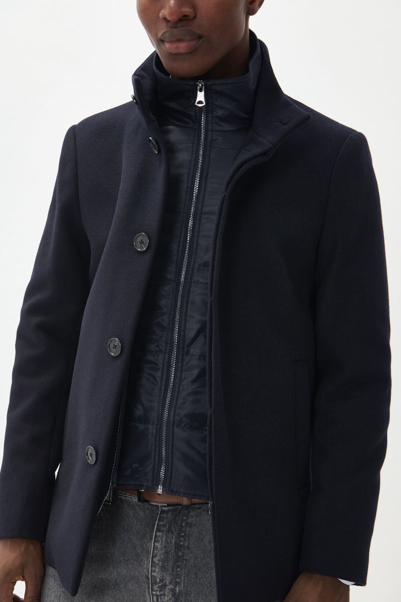 Matinique MAHarvey Short Coat - Dark Navy - Collection of Brands