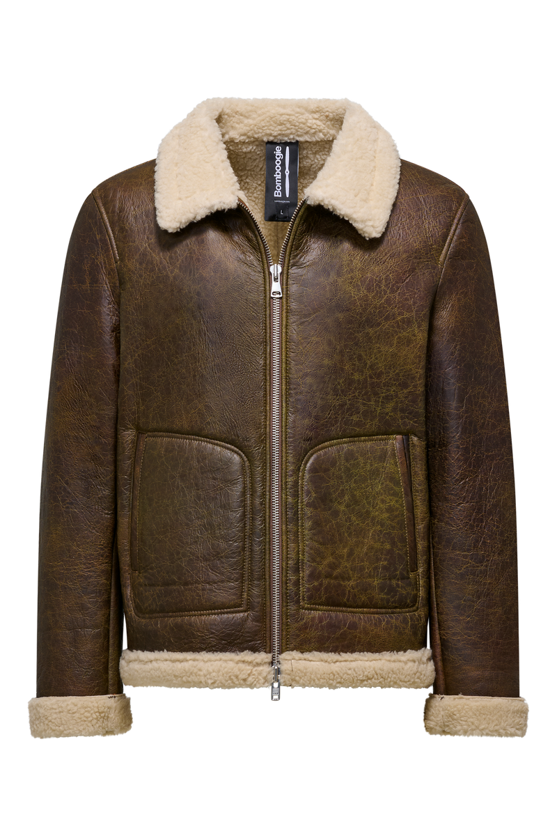 Shearlingjacka | Sherpafodrad