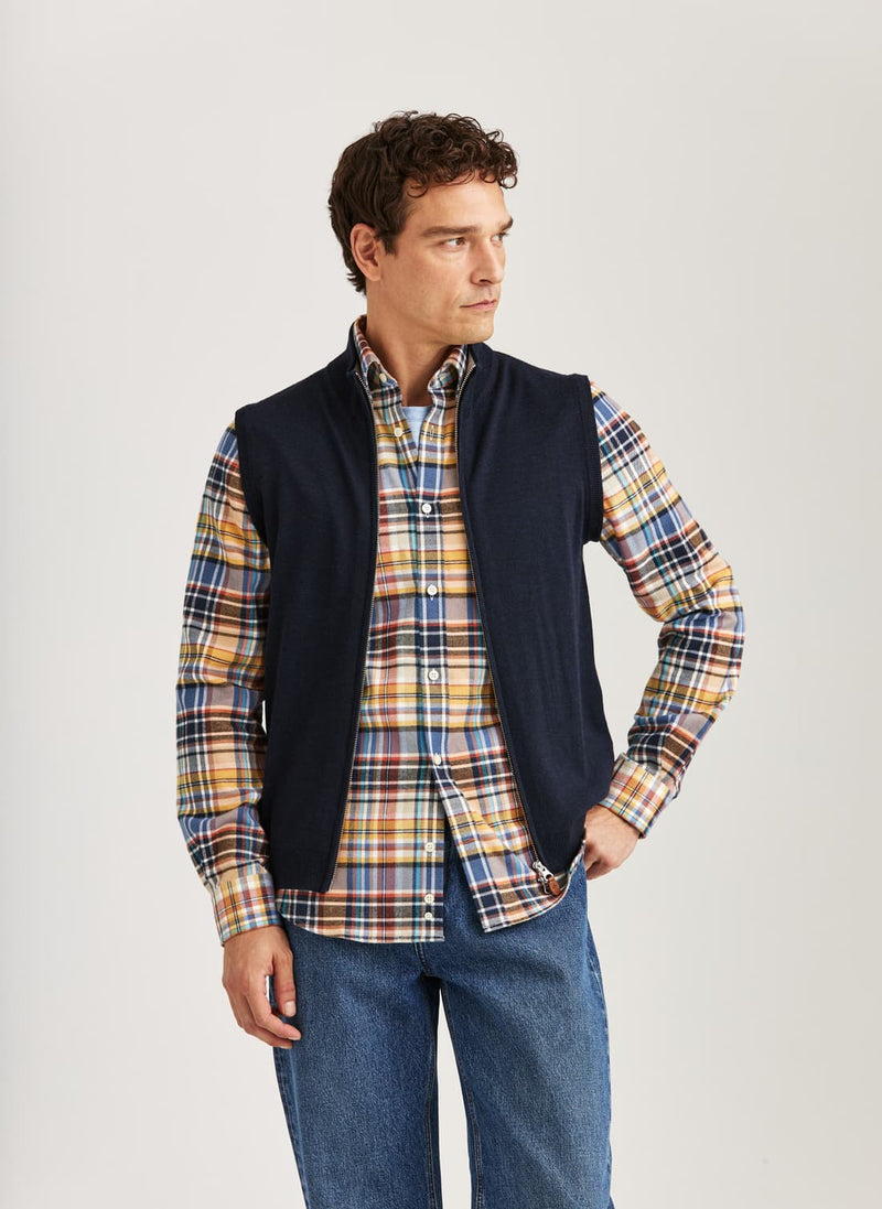 Väst | Merino Zip