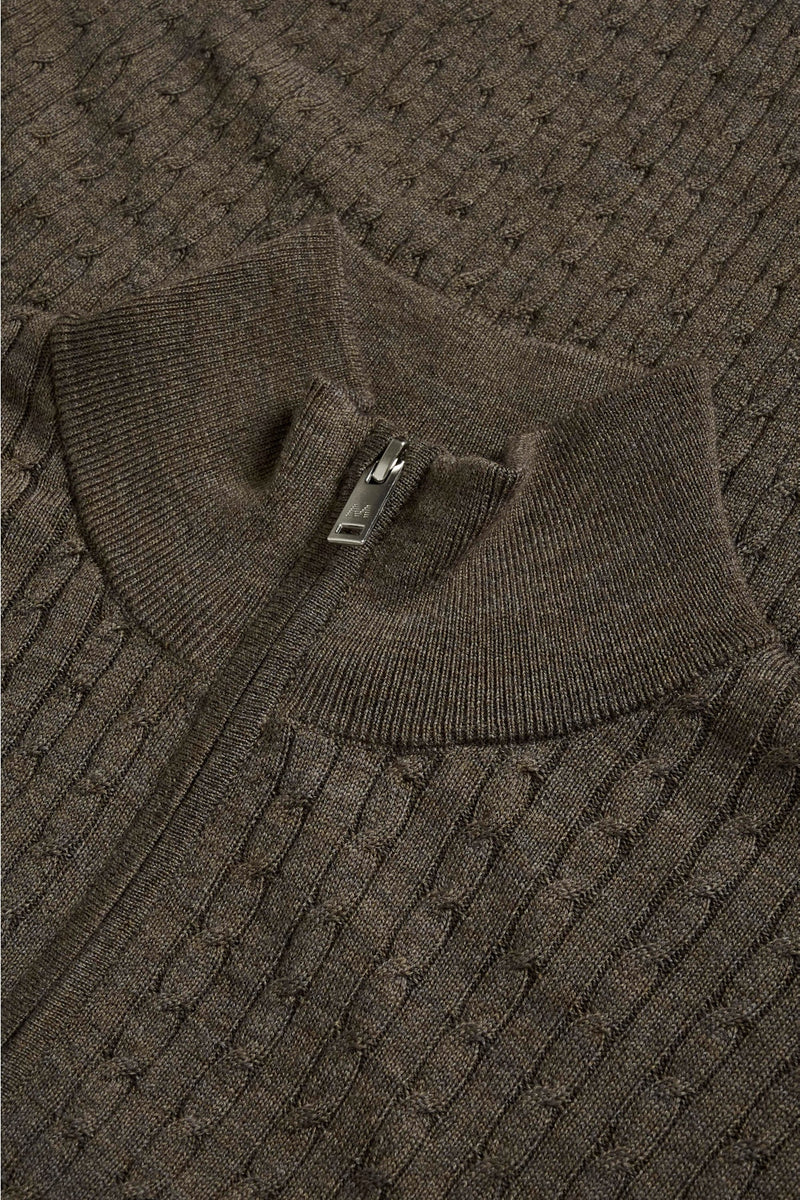 Matinique MAmason Half Zip - Brown Soil