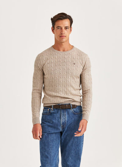 Tröja | Merino Cable Oneck - Collection of Brands