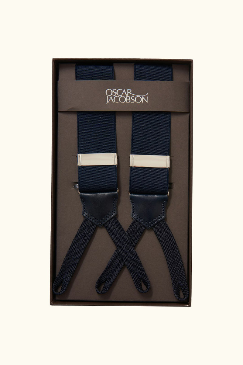 OSCAR JACOBSON Braces - Dark Blue