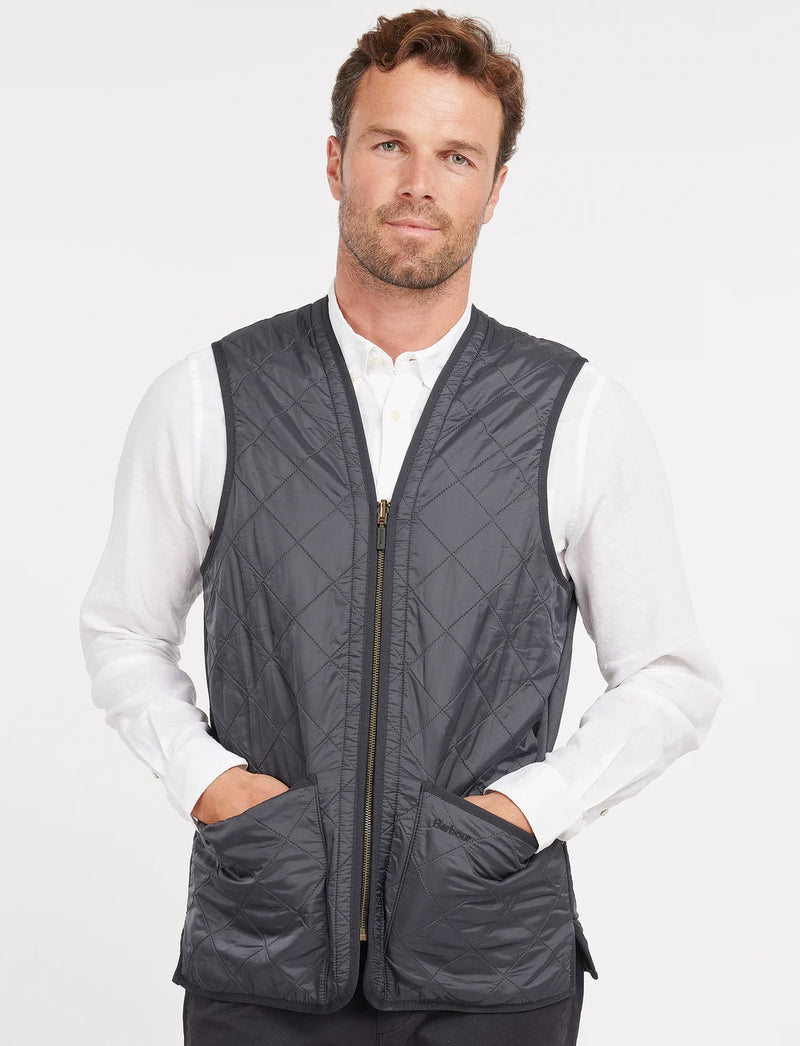 Barbour Polarquilt Waistcoat Zip-In Liner - Navy