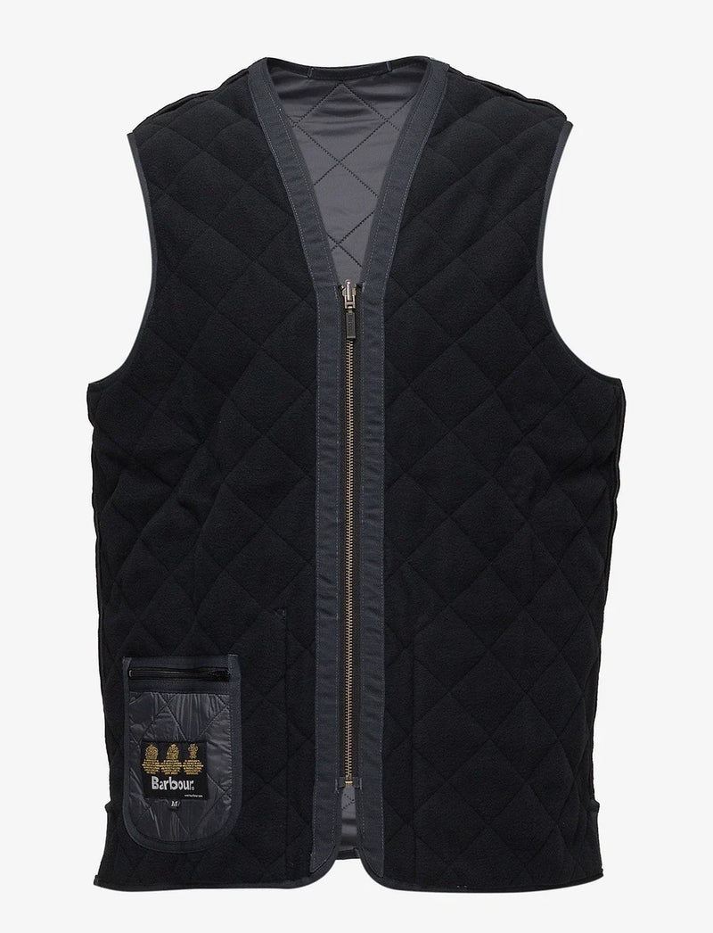 Barbour Polarquilt Waistcoat Zip-In Liner - Navy