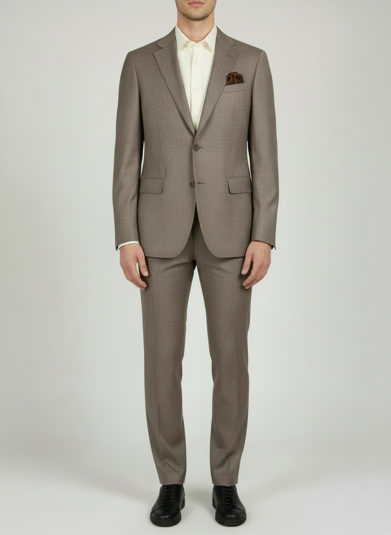 CAVALIERE Connor Classic Suit - Brown
