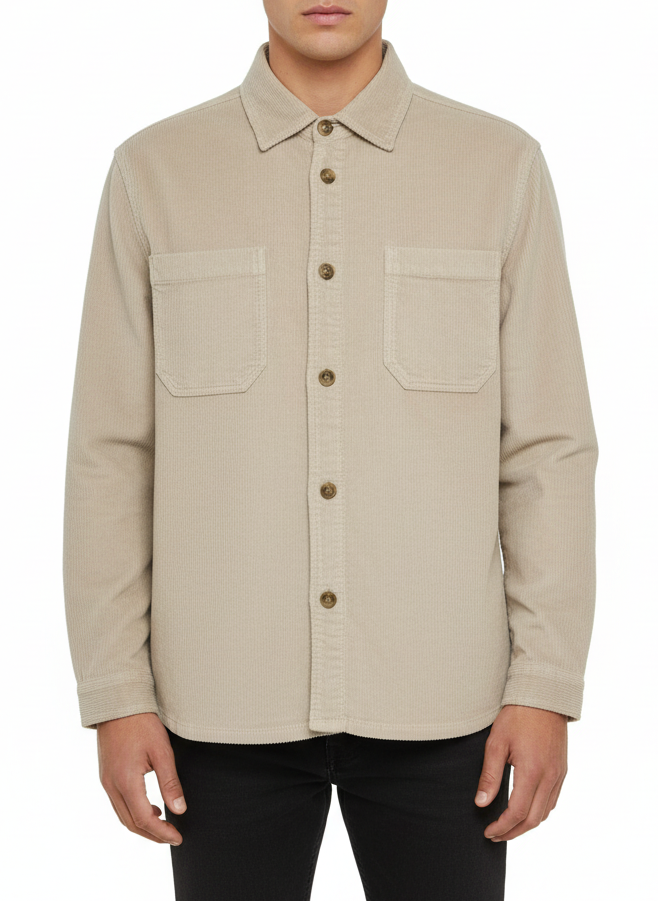 SAND Anders Overshirt - Light Camel