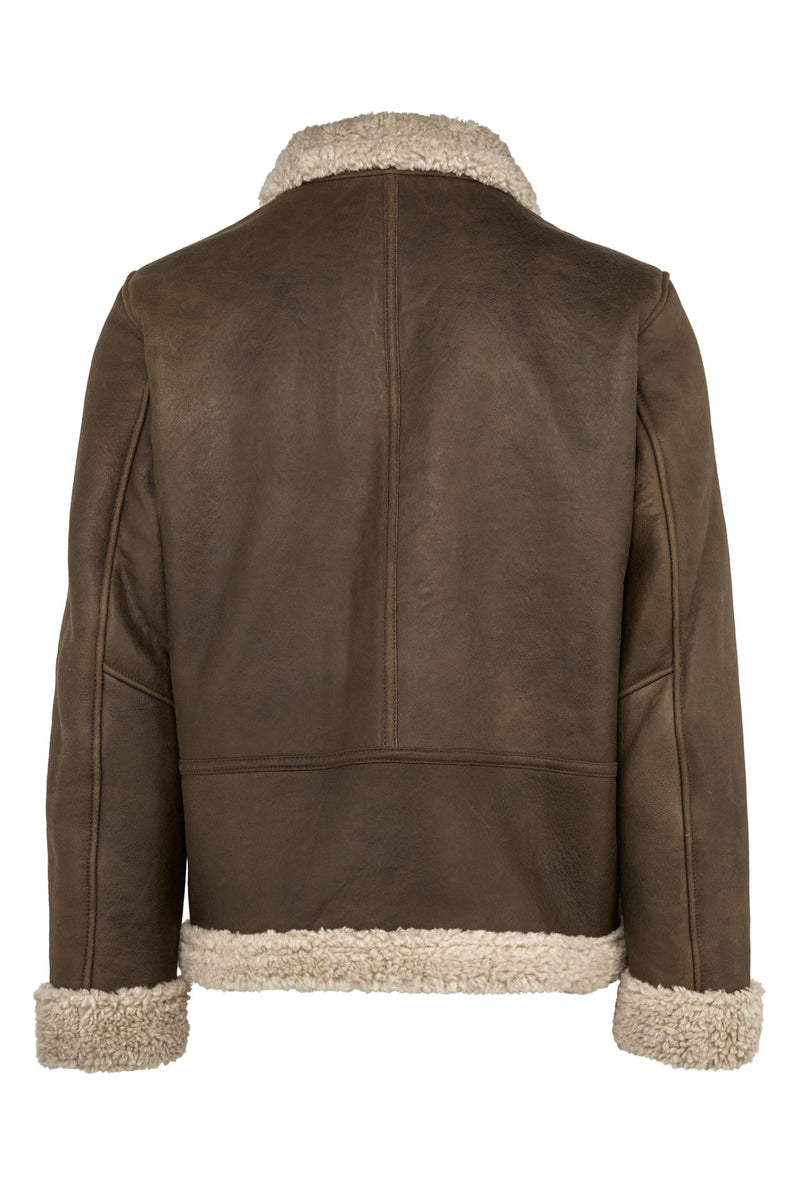 Shearlingjacka | Sherpafodrad