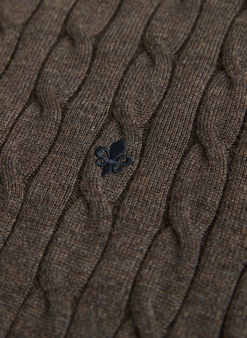 Tröja | Merino Cable Oneck - Collection of Brands