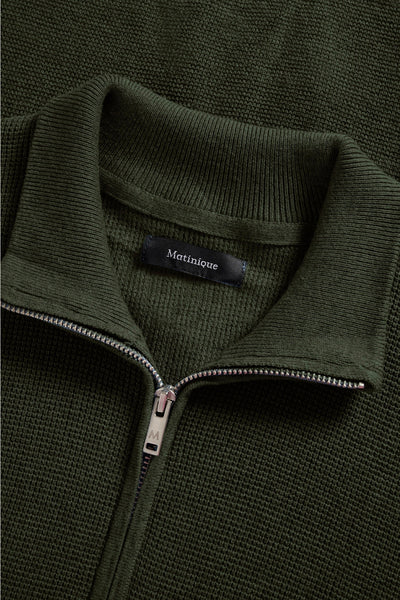 Matinique MAlagoon Half Zip Pullover - Dark Forest