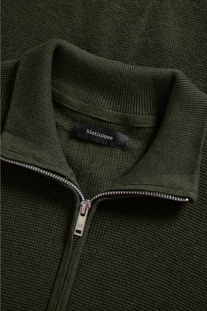 Matinique MAlagoon Half Zip Pullover - Dark Forest
