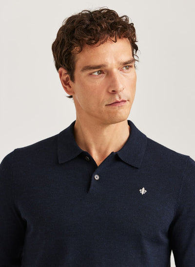 Pikétröja LS | Merino Polo Knit