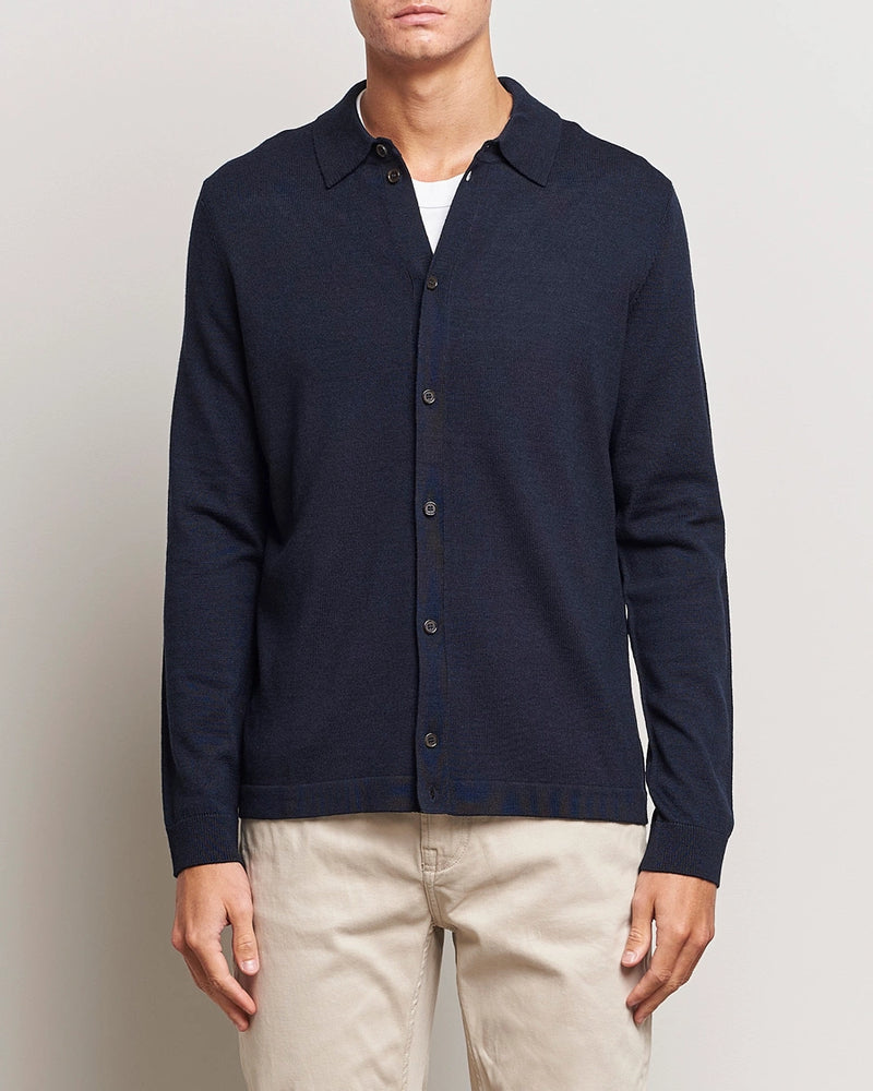 Skjorta | Merino Stickad - Collection of Brands
