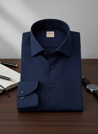 STENSTRÖMS Active Stretch Shirt - Navy