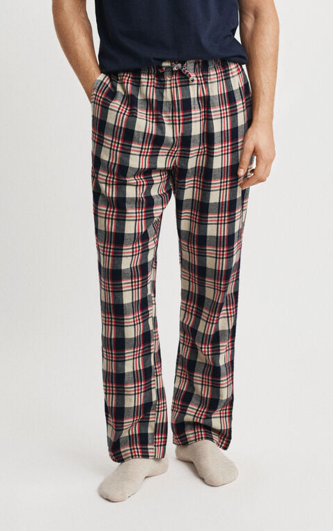Pyjamasbyxa | Rutig Flanell
