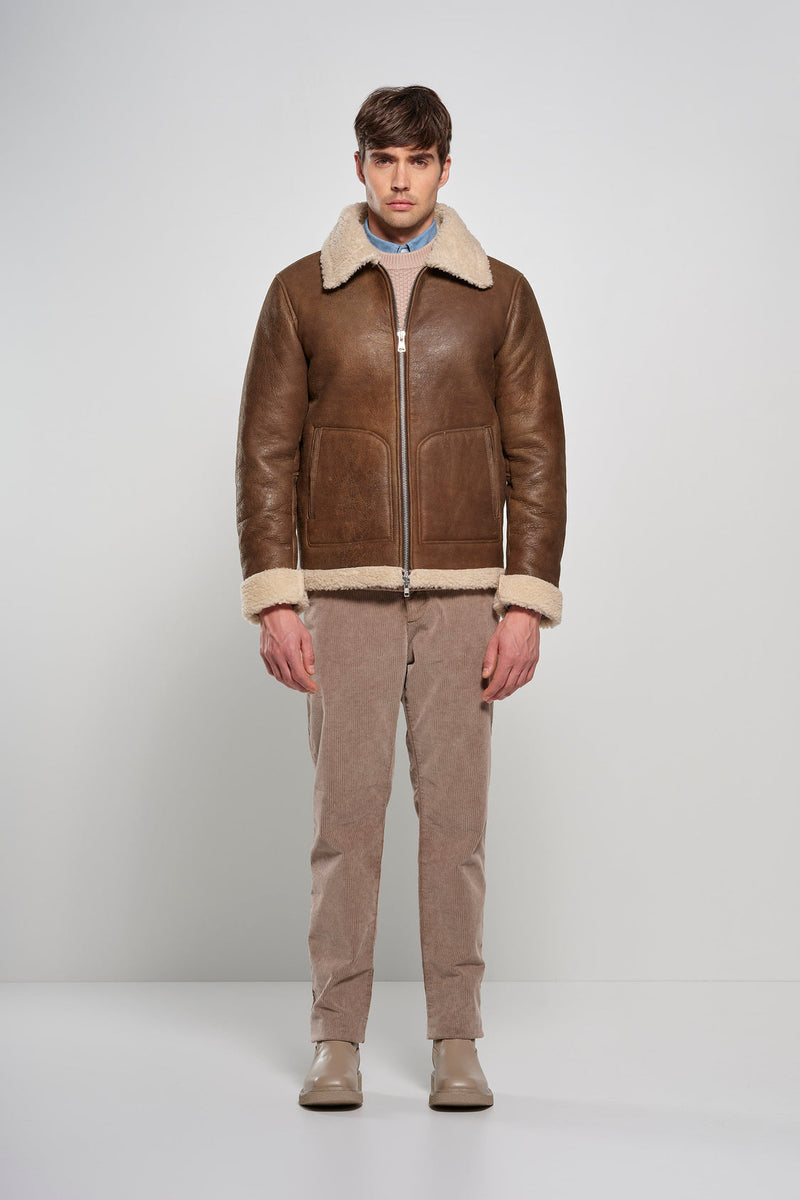 Shearlingjacka | Sherpafodrad