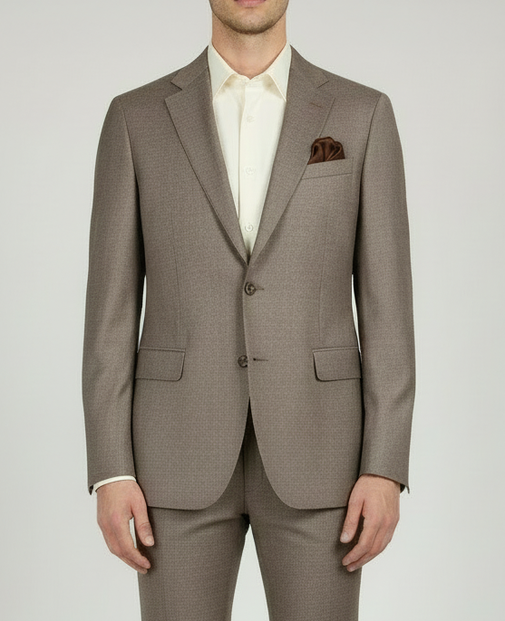 CAVALIERE Connor Classic Suit Blazer - Brown