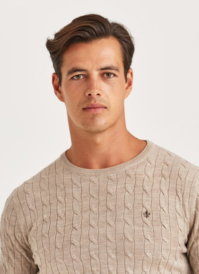 Tröja | Merino Cable Oneck - Collection of Brands