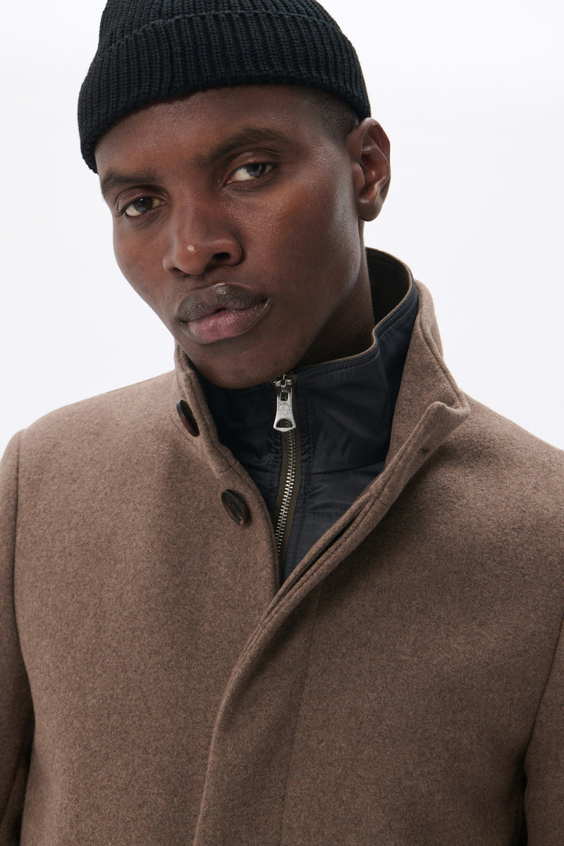 Matinique MAHarvey Short Coat - Walnut - Collection of Brands