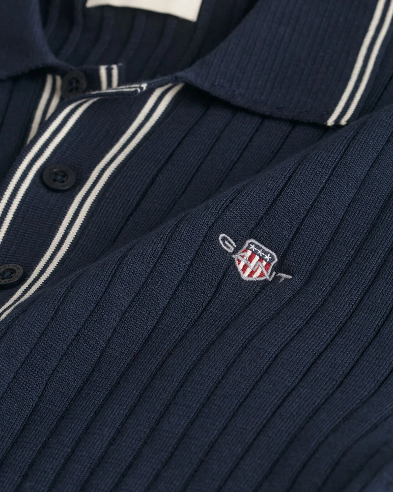 Pikétröja | Ribbstickad