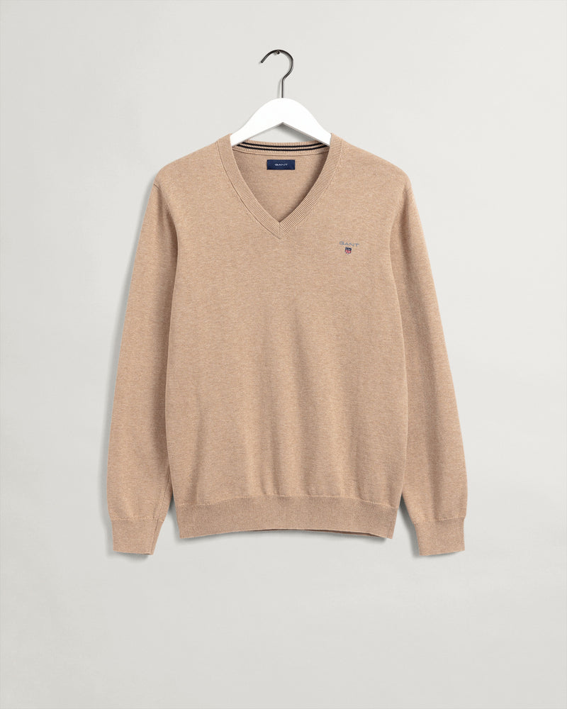 Classic V-ringad bomullströja - Collection of Brands
