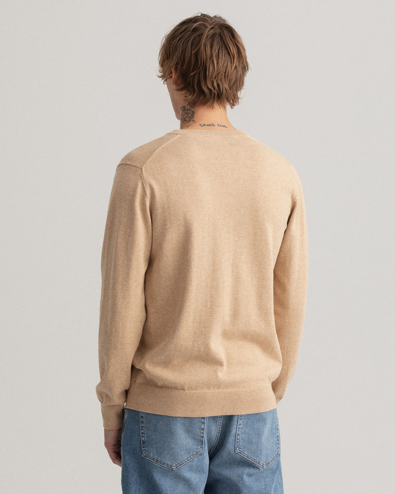 Classic V-ringad bomullströja - Collection of Brands