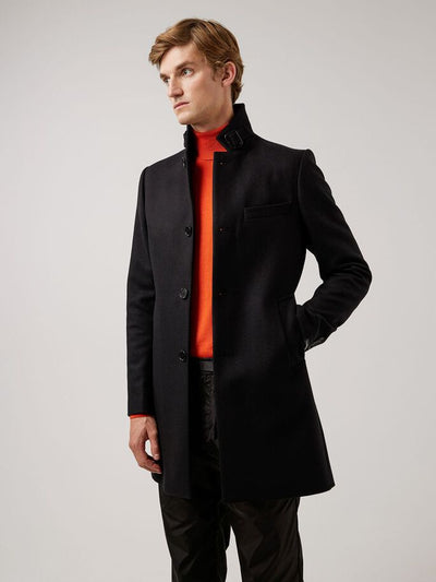 Holger Compact Melton Coat - Collection of Brands