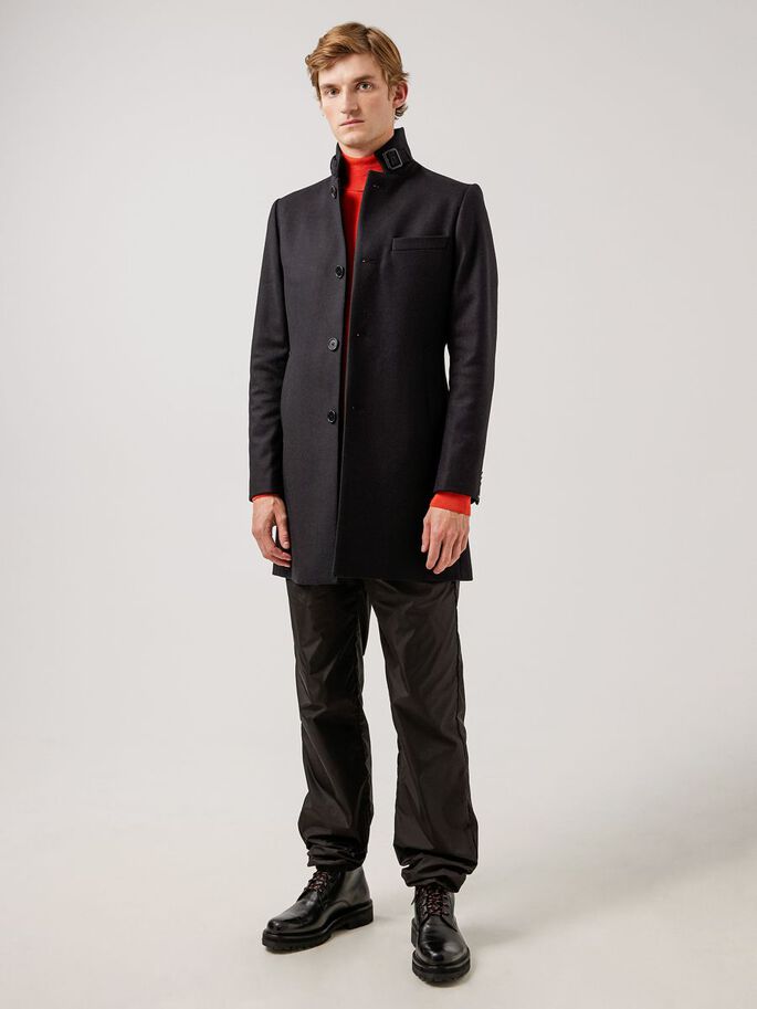 Holger Compact Melton Coat - Collection of Brands