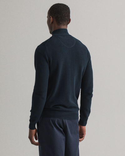 COTTON PIQUE HALF ZIP - Collection of Brands