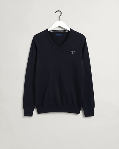 Classic V-ringad bomullströja - Collection of Brands