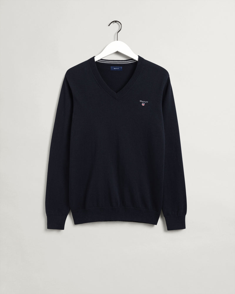 Classic V-ringad bomullströja - Collection of Brands