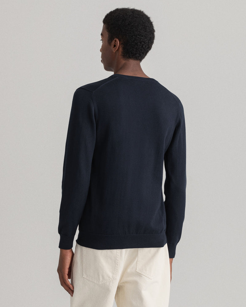 Classic V-ringad bomullströja - Collection of Brands