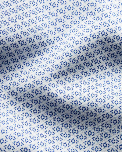 Geometriskt Mönstrad Signature Twill Skjorta | Slim - Collection of Brands